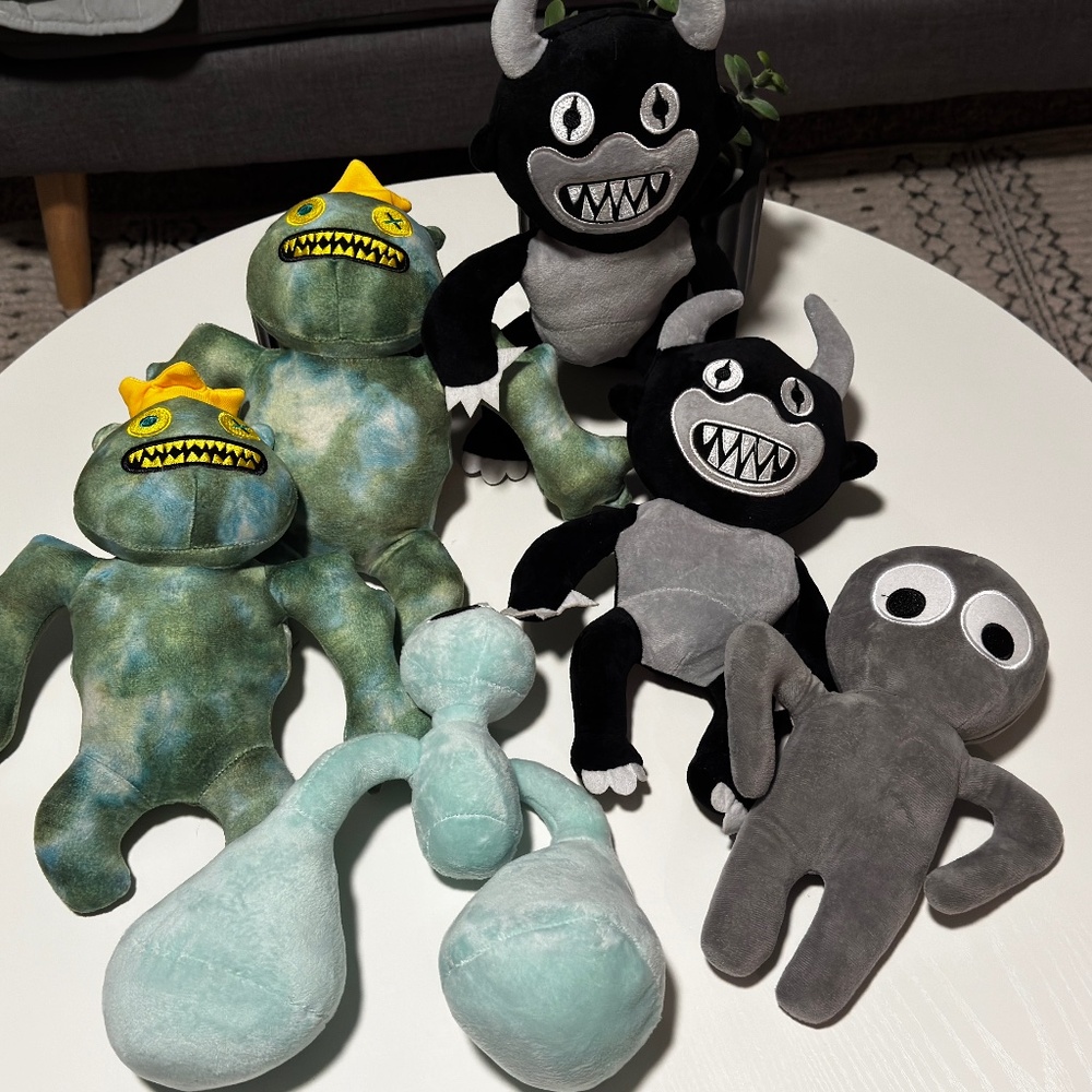 Set of Roblox Rainbow Friends Plushies